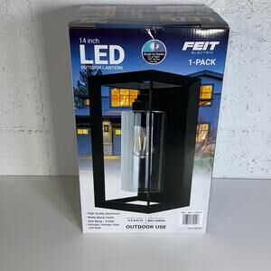 Feit LED Coach Lantern - 14 in. Height - Model LAN14REC/BLK/RP New in box
